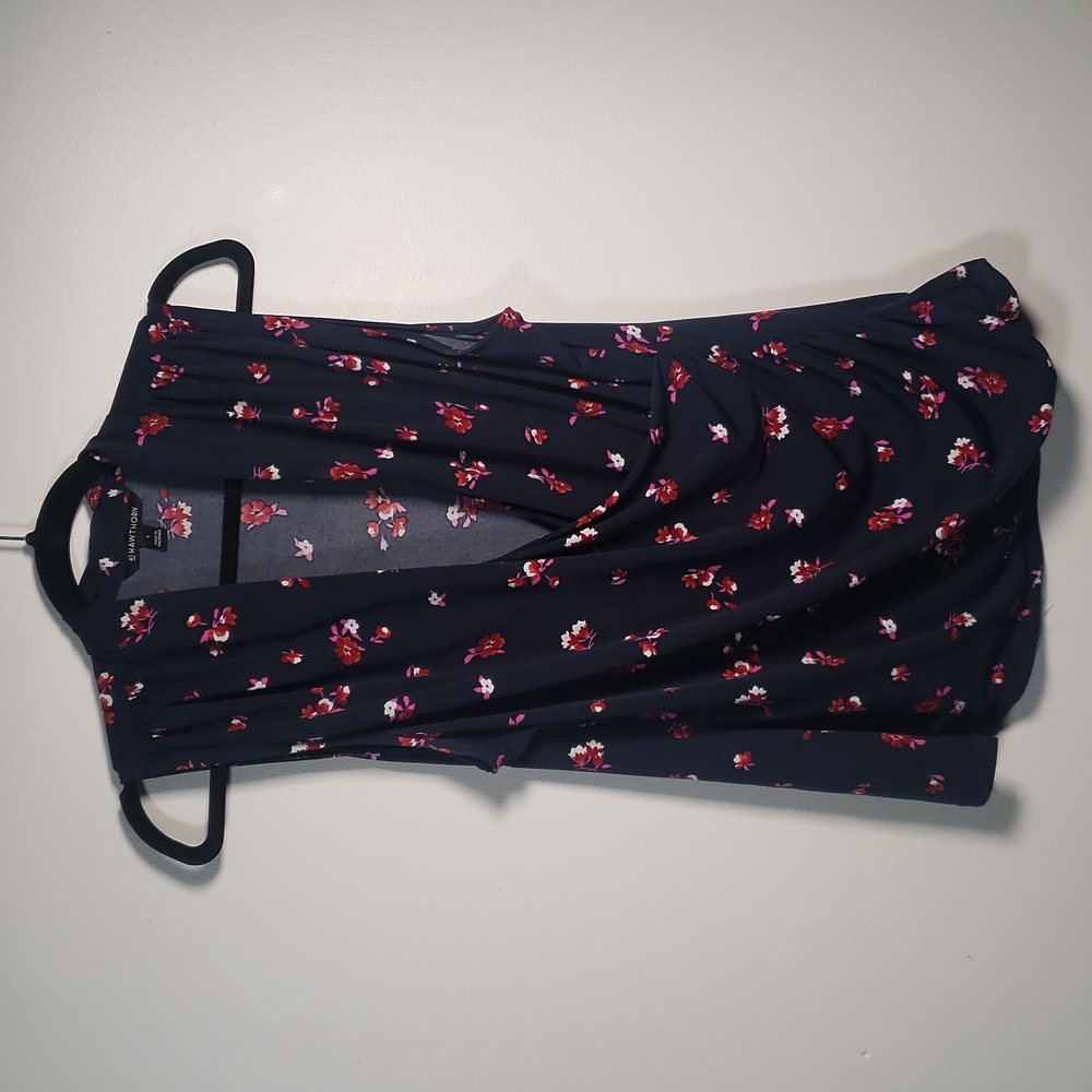 41 Hawthorn sleeveless floral blouse